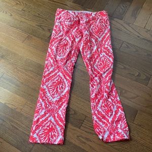 Lilly pullitzer pink pants size 4